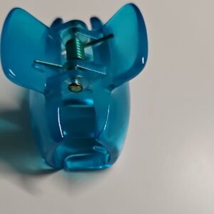 Transparent Blue Hair Claw Clip for Women
